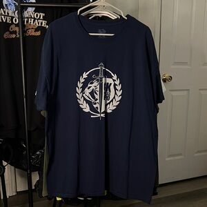 Fruit of the Loom Dark Blue Graphic Tee